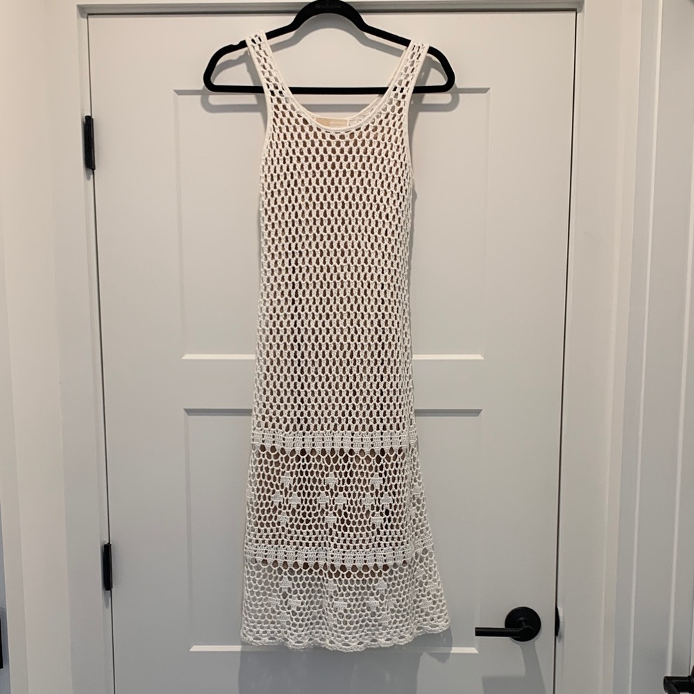 Michael Kors White Crochet Dress